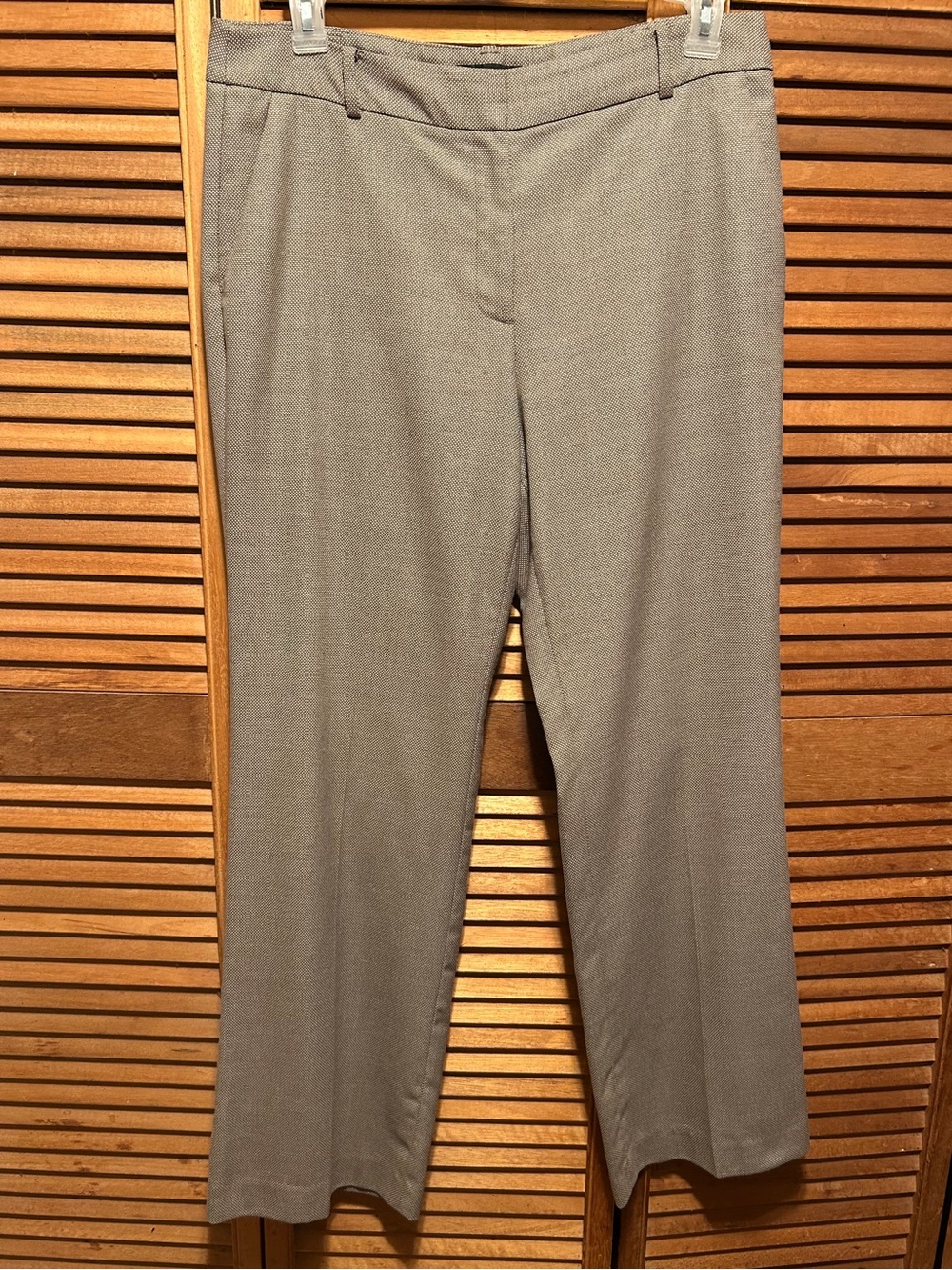 Talbots Heritage Taupe and Gray Straight Leg Dress Pants